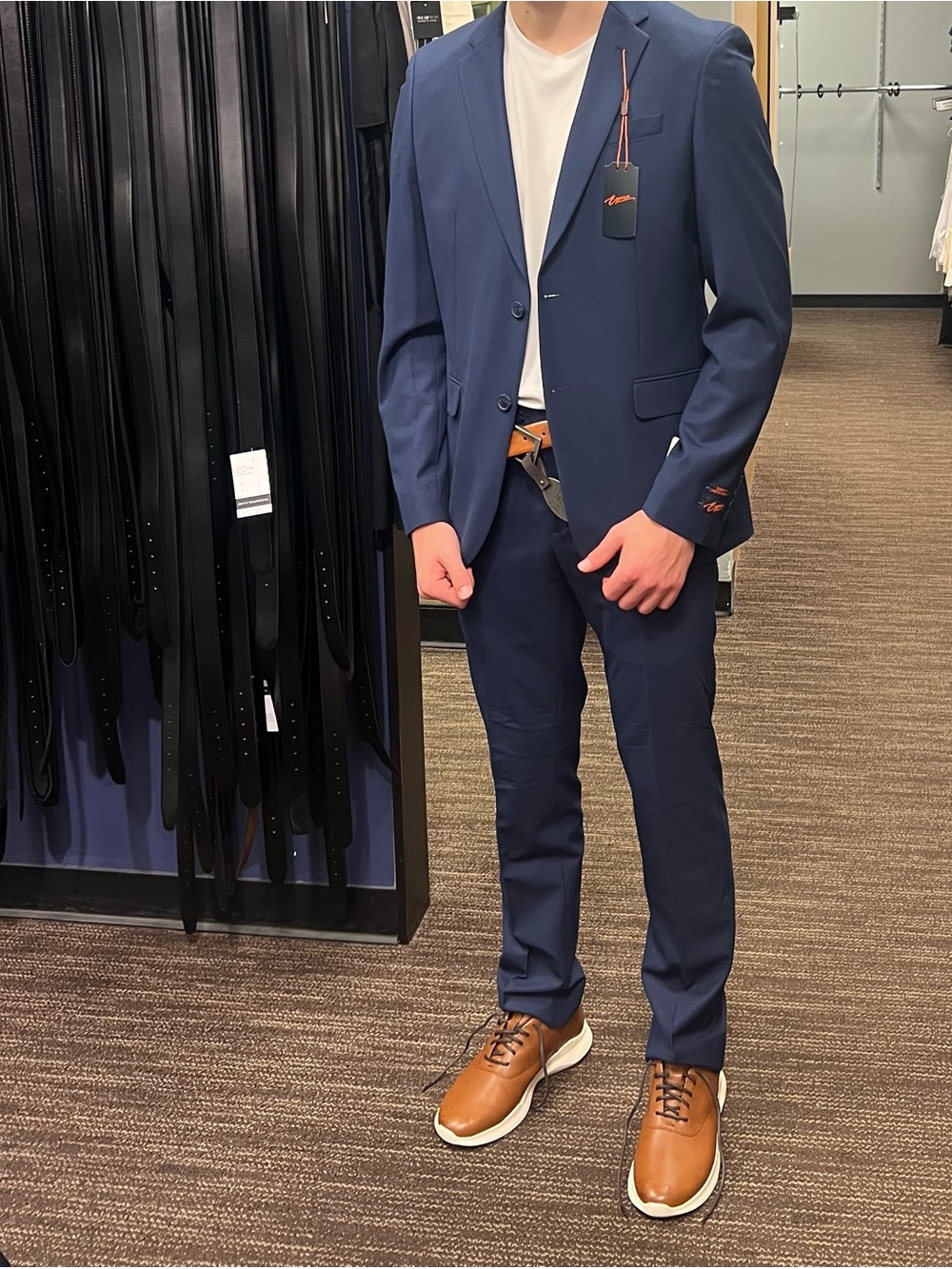 Egara Navy Blue Suit Blazer and Trousers